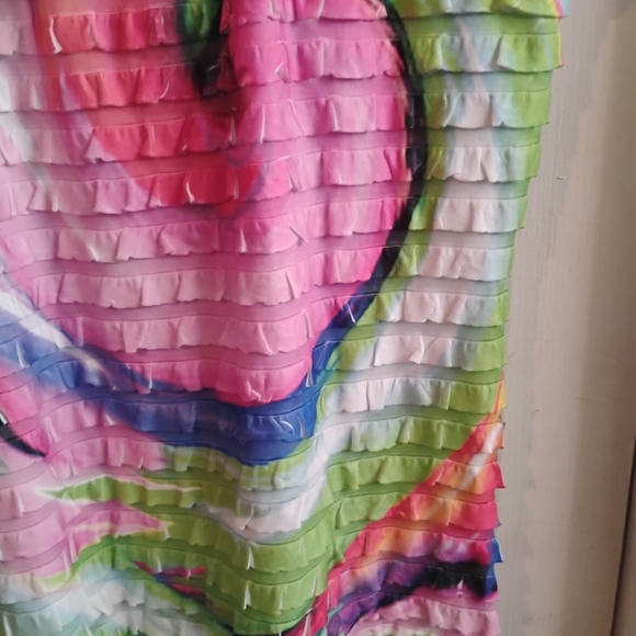 Moa Moa Multicolor Ruffle Blouse - Picture 6 of 9